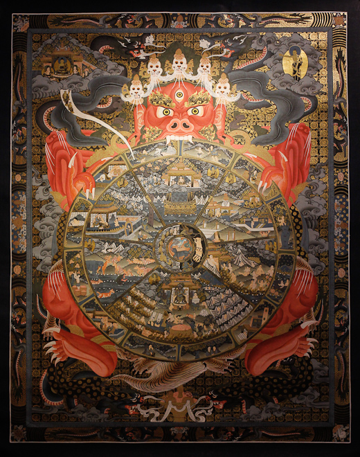 Cina pittura buddista Thanka