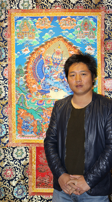 Cina pittura buddista Thanka Kelsang Dawa