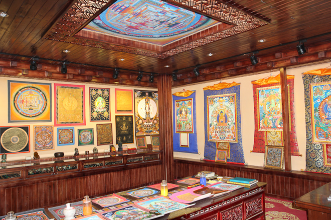 Cina pittura buddista Thanka